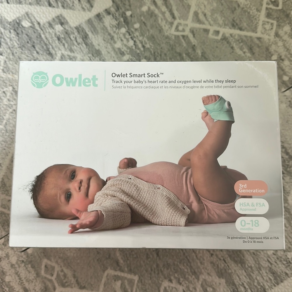 NEW UNOPENED Owlet Smart Sock 3rd Generation